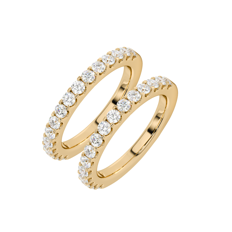 Ultrahuman Bling - Stacking Ring Duo